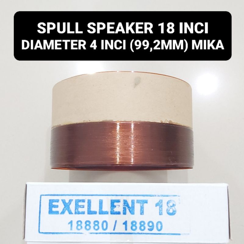 Spull Speaker 18 Inci Coil 4 inci 99,2MM Mika Capton Spol Spul Speker