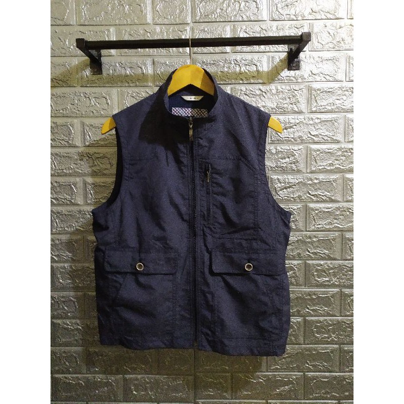 Rompi vest pria  parasut size M slim second