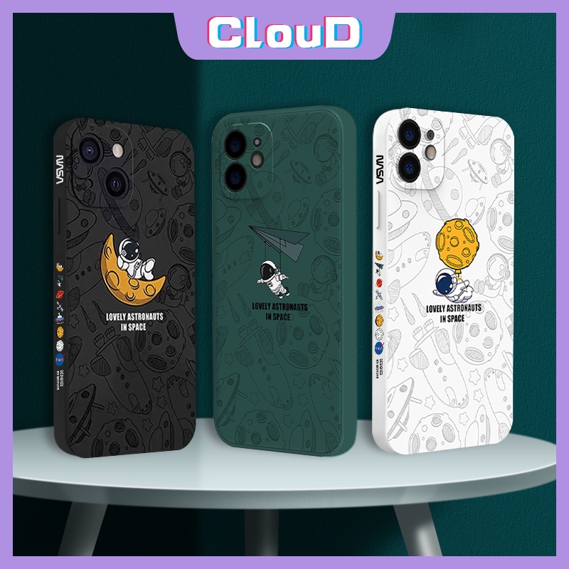 Casing TPU Xiaomi Redmi Note 10 9 10pro 10s 8 9T 9 9C NFC 9A 10 POCO M3 POCO X3 Pro Motif NASA