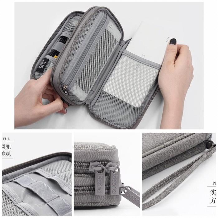 Travel Gadget Organizer Double Layer / Travel Pouch Gadget Powerbank