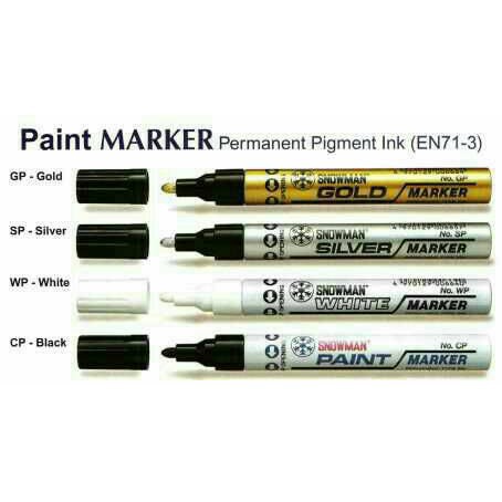 

Spidol Snowman Permanent Paint Marker
