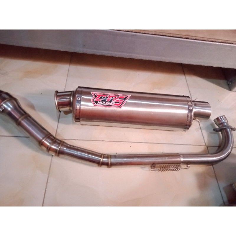 knalpot CTS oval cocok untuk honda supra greand prima yamaha jupiter vega suzuki  smas