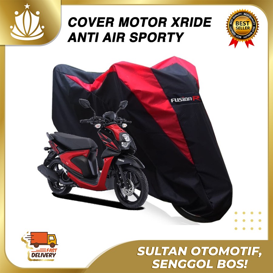 Sarung Motor Warna XRIDE Waterproof / Penutup Motor Warna Xride / Cover Motor Merek FUSION R