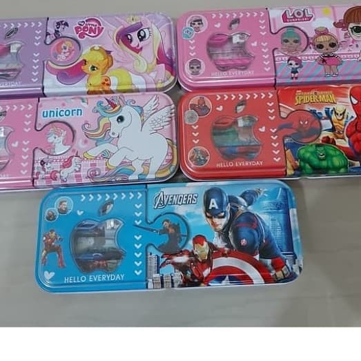 

Hot Sale Set Kaleng Pensil Karakter / Tempat Alat Tulis Anak Diskon