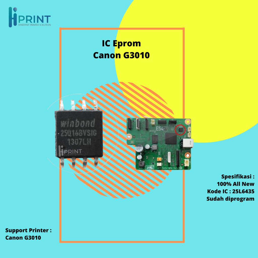 IC Eprom Canon G3010, IC Eeprom Reset Counter Canon G3010, Resetter Printer Canon G3010