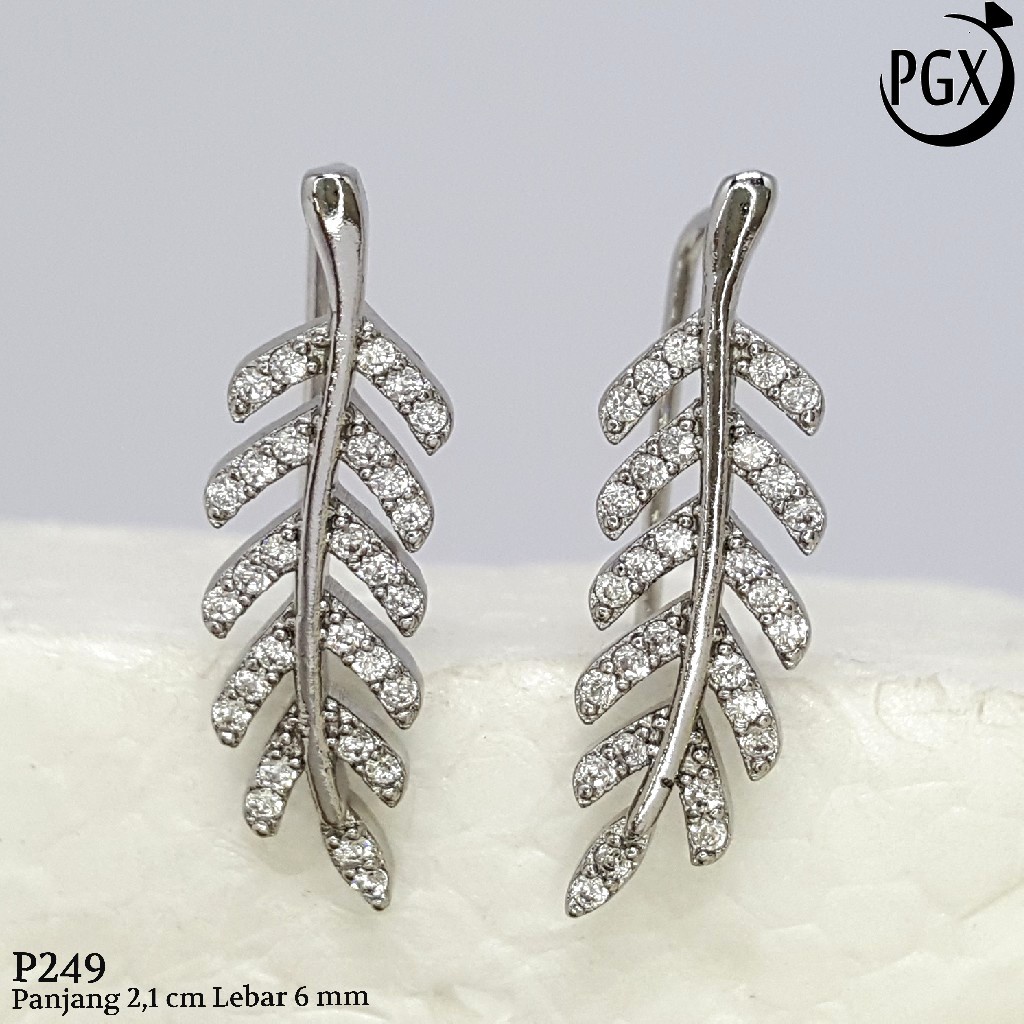 PGX Anting Panjang Korea Xuping Lapis Emas Aksesoris Perhiasan Premium - P249