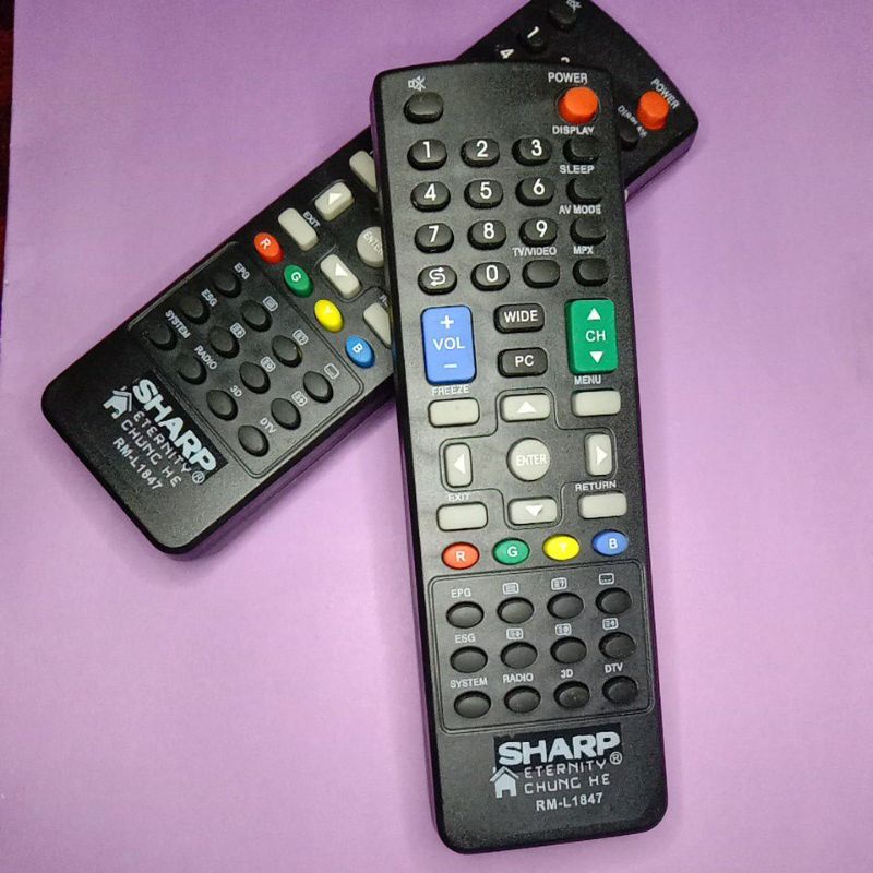 REMOTE TV SHARP  LCD/LED RM-L1847