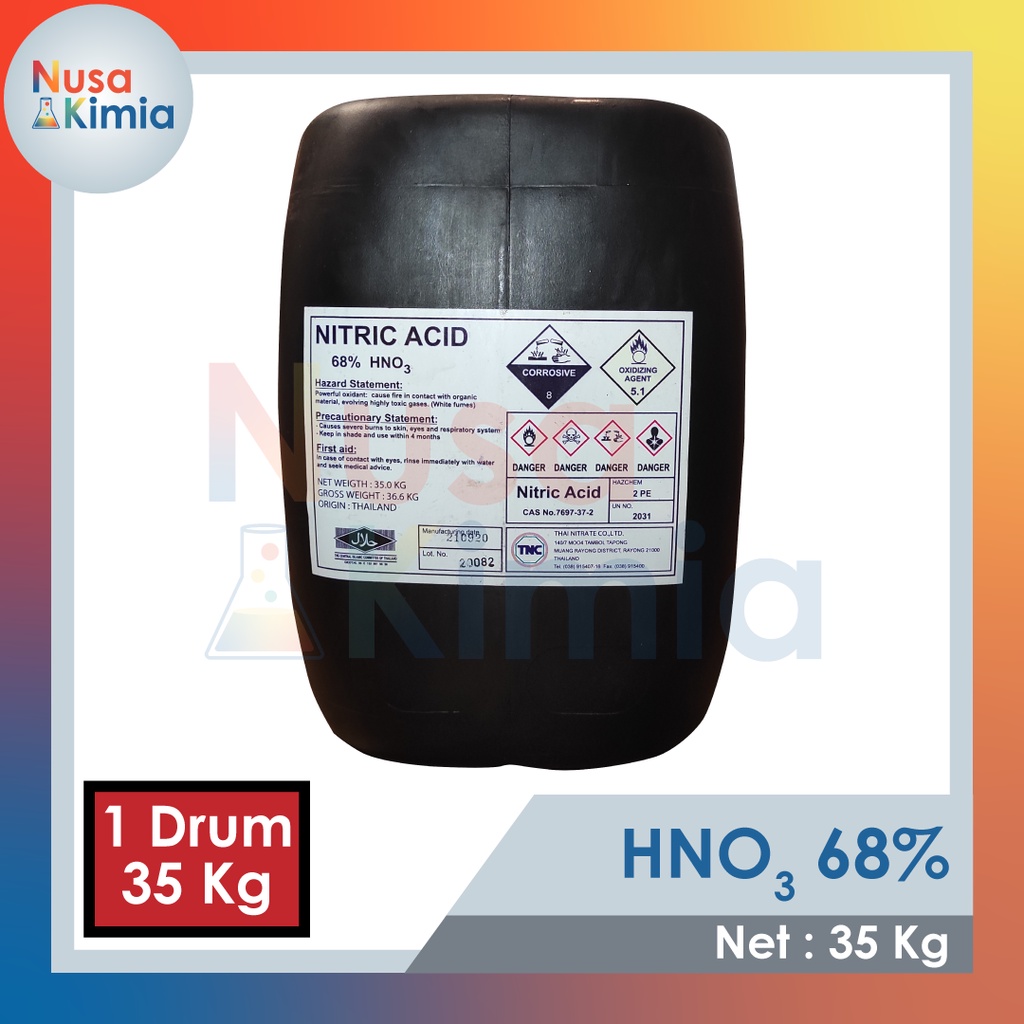 HNO3 Nitric 68% 35 Kg