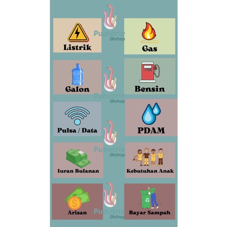 

[PART 2 ] STIKER BUDGETING / STIKER DOMPET KEUANGAN / STIKER DOMPET PINTAR