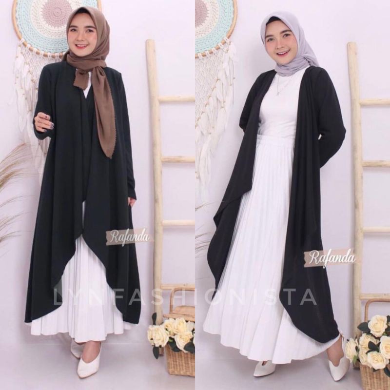 LONG OUTER WANITA/OUTER CARDIGAN PANJANG/CARDI MUSLIM PREMIUM/RIANA