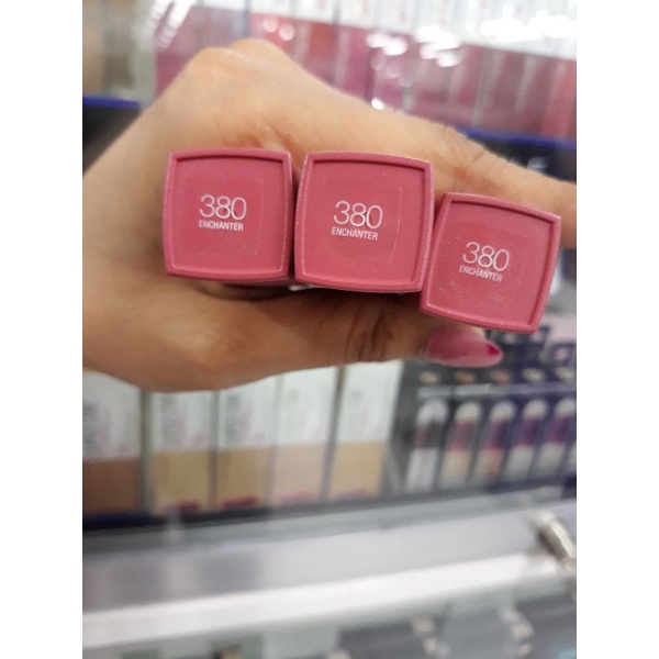 maybelline lipstik super stay matte ink blushed edition enchanter 380