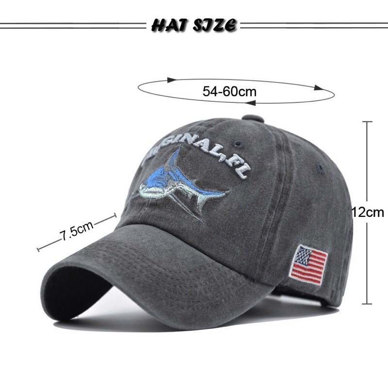 1001 IMPORT TOPI SHARK FLORIDA !!! - 5 WARNA