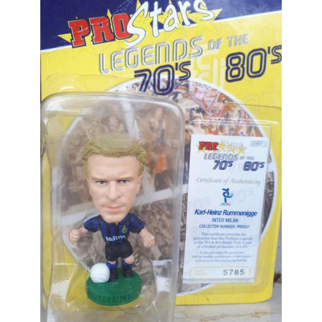Action figure corinthian prostars inter karl Heinz Rummenigge