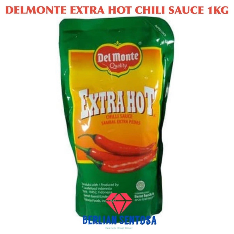 

delmonte sambal extra pedas extra hot chili sauce 1kg