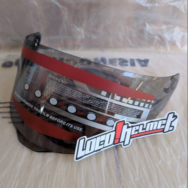 [READY STOCK] Original Visor DQL DGL Smoke untuk Helm DQL DGL Yoxi