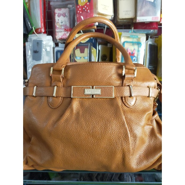 tas second branded kulit mantull Pierre Cardin