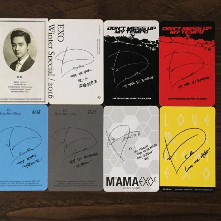uy❉Kirim Langsung➤ EXO Kyungsoo D.O Dyo Do Photocard PC non Album DKS overdose baskin robbins br sg2