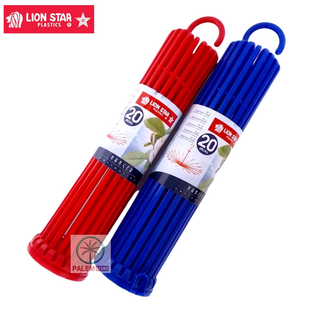 FOLDING HANGER LION STAR 20 DAN 24 STICK | JEMURAN PUTAR LION STAR | JEMURAN BAJU ANAK Murah