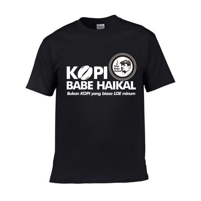 Kaos Kopi Babe Haikal Bahan Catton Combed