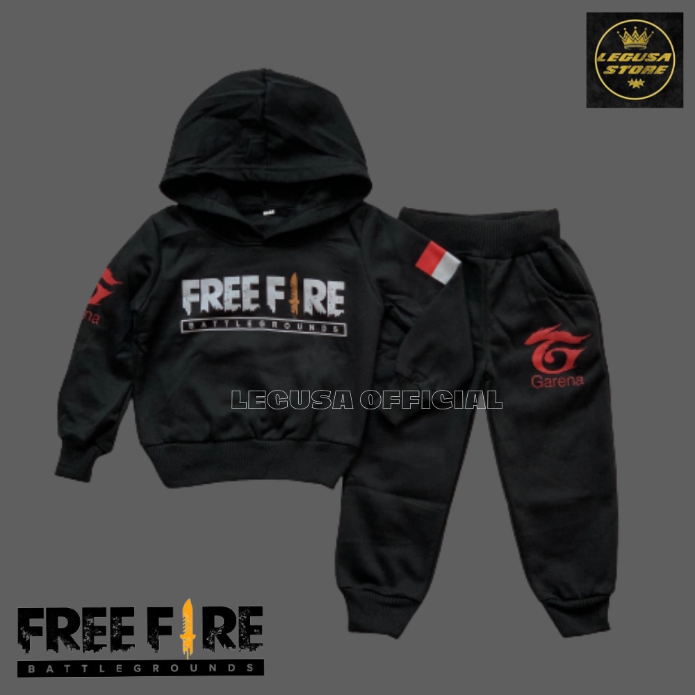 Setelan Sweater Hoodie Free Fire