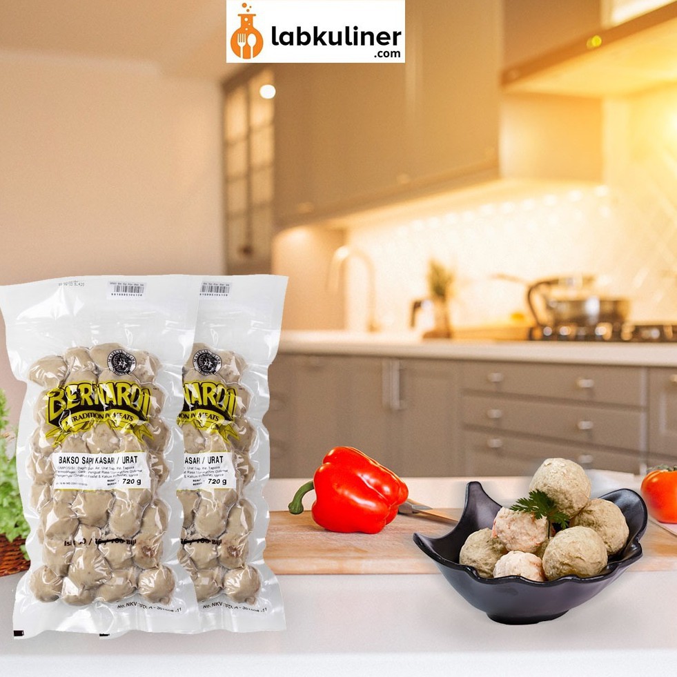 

BERNARDI Bakso Sapi Kasar / Urat 720gr 50pcs