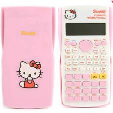 

KALKULATOR SEKOLAH HELLO KITTY SCIENTIFIC / ILMIAH / SAINS / FISIKA / KIMIA / MTK