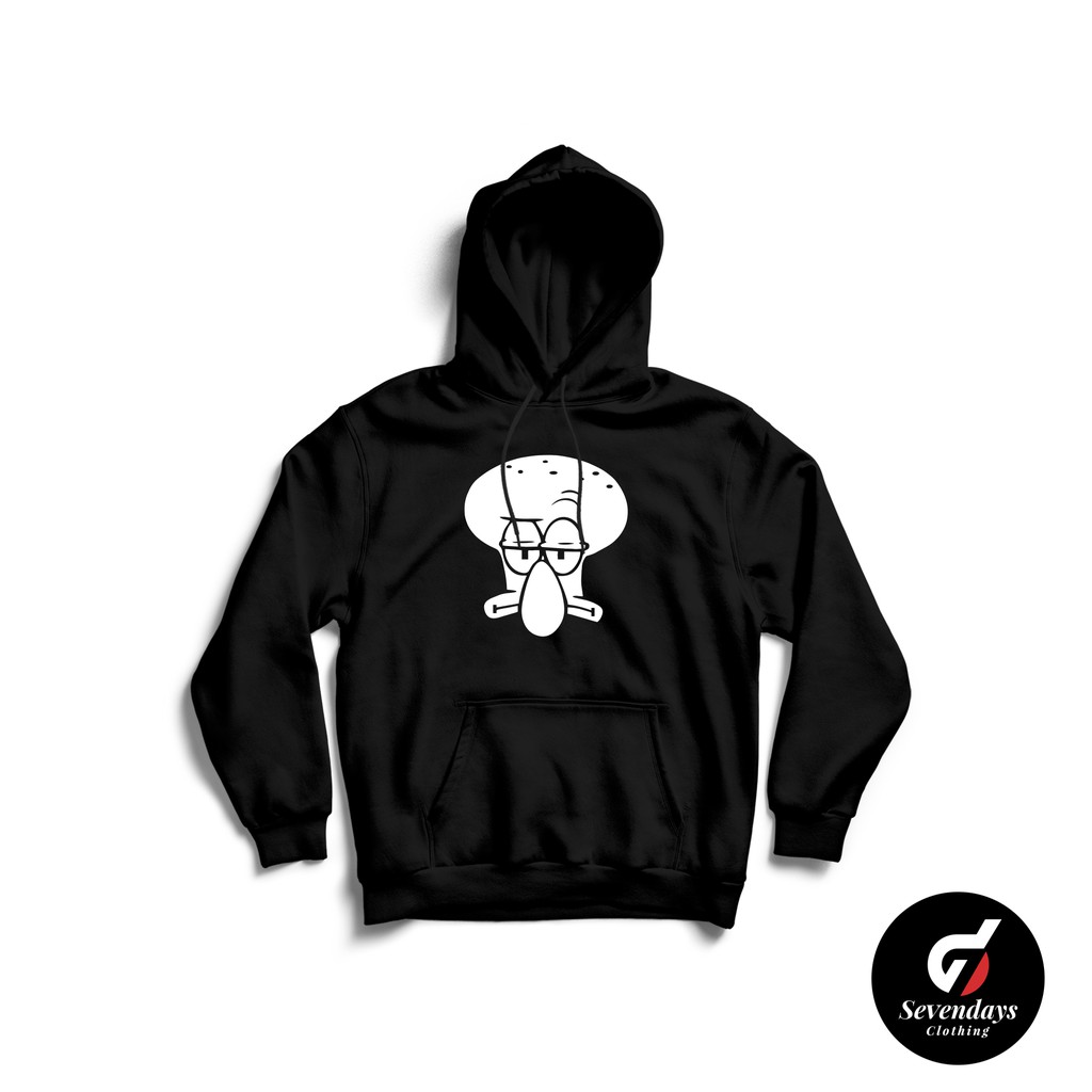 Hoodie Squidward Tentacle Spongebob Squarepants Nickelodeon Sevendays Clothing