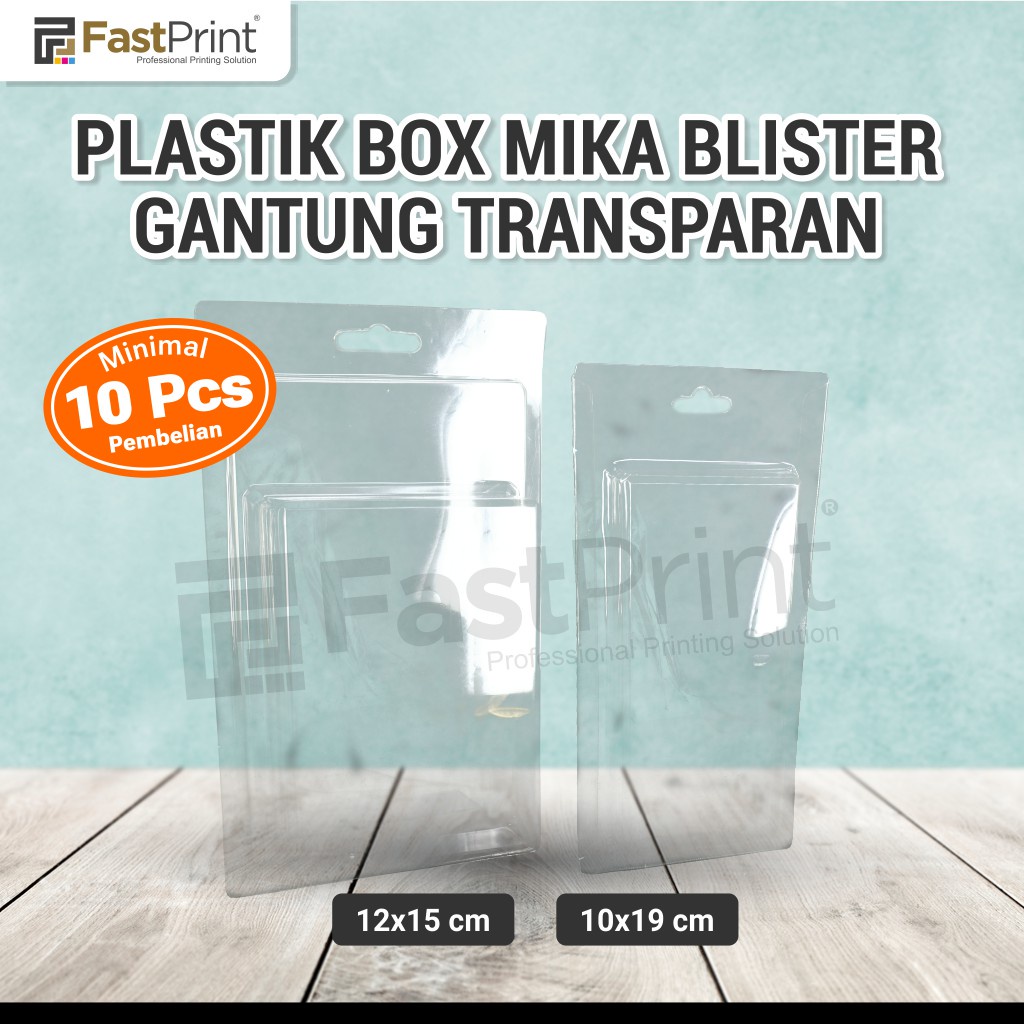 Box Mika Kotak Vakum Blister Packaging Transparant