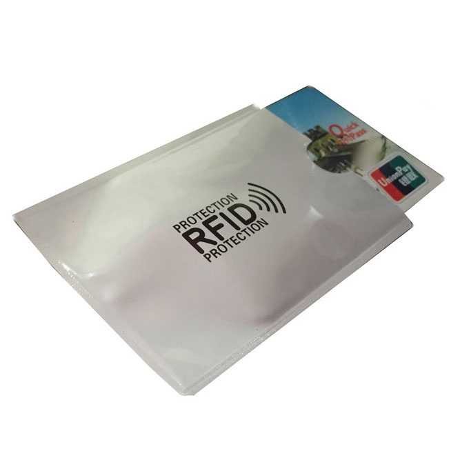 4 lembar RFID PROTECTION COVER - SARUNG KARTU ANTI RFID - RFID BLOCKER