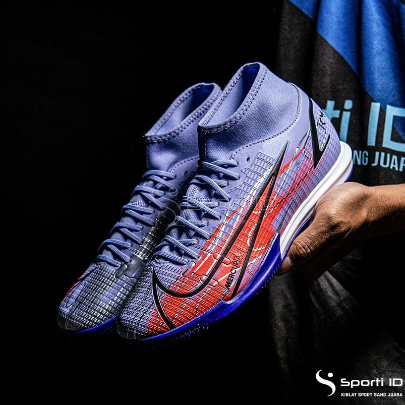Sepatu Futsal Nike Superfly 8 Academy KM IC - Light Thistle DB2862-506 Original
