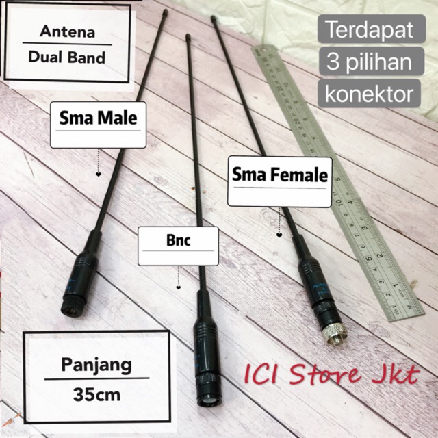 Antena ht panjang 35cm untuk ht kenwood dan semua ht merk china