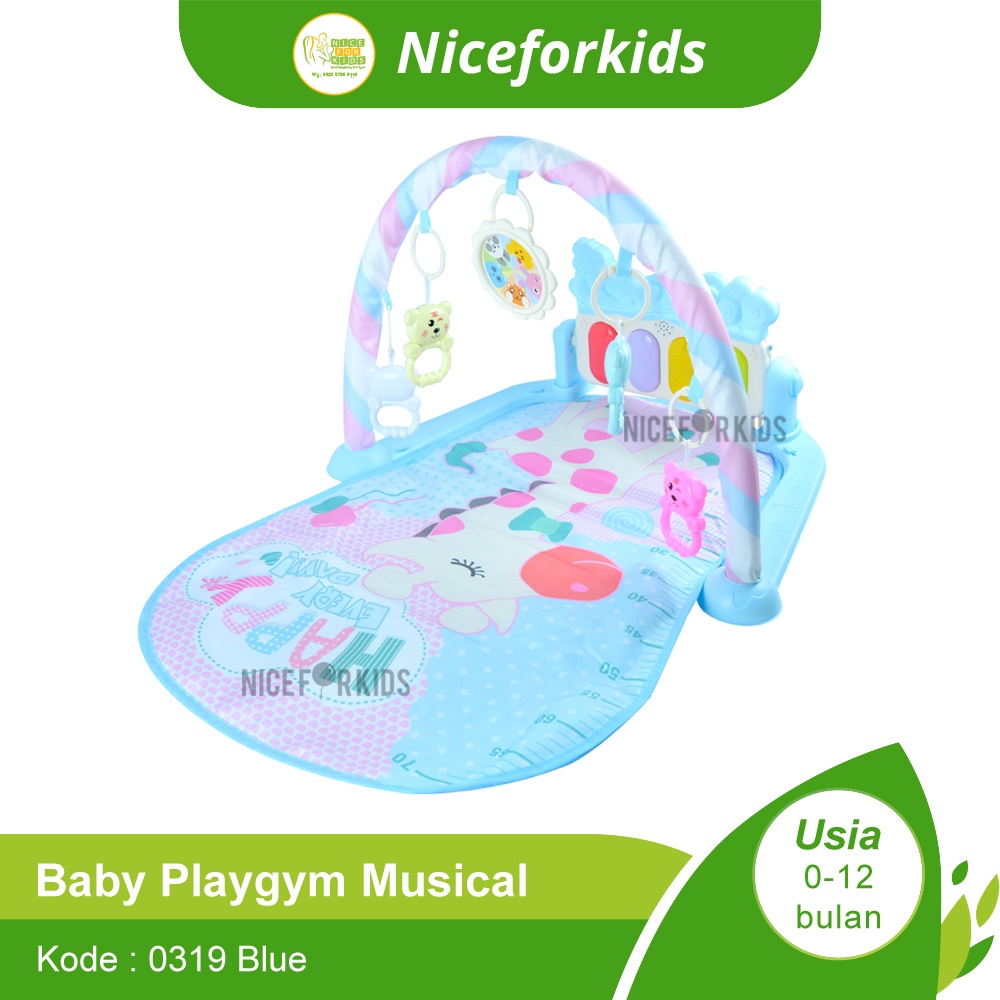 Playgym Baby Motif / Piano Playmat Matras / Kasur Bayi Playgym Musical