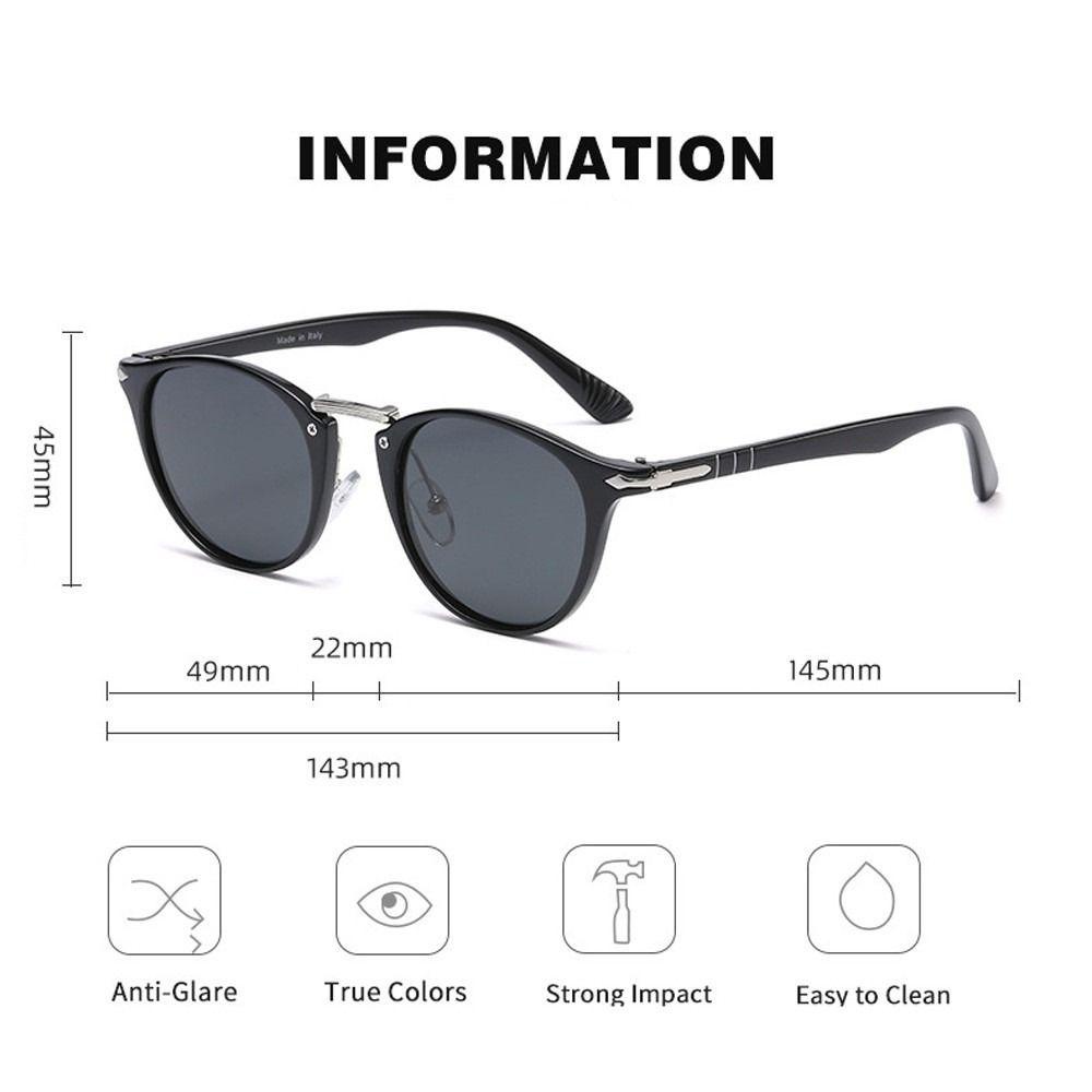 Lily Kacamata Hitam Polarized Fashion Vision Care Kacamata Komputer Vintage Eyeglasses