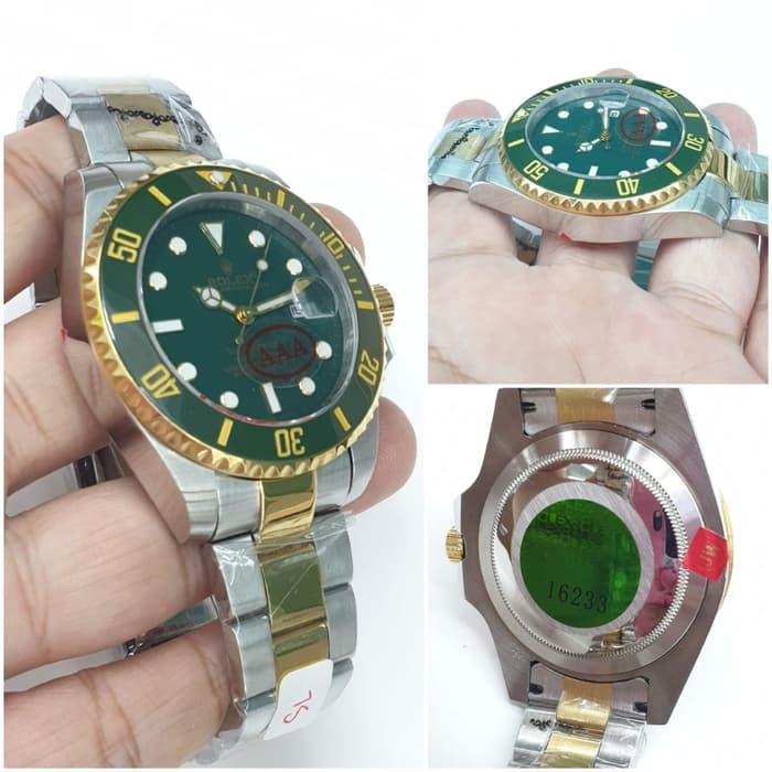 Rolex Submariner Silver green Light DIal List gold GRADE AA MIYOTA