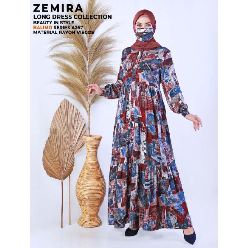 Dress Muslim by Balimo Fashion Zamira Dress