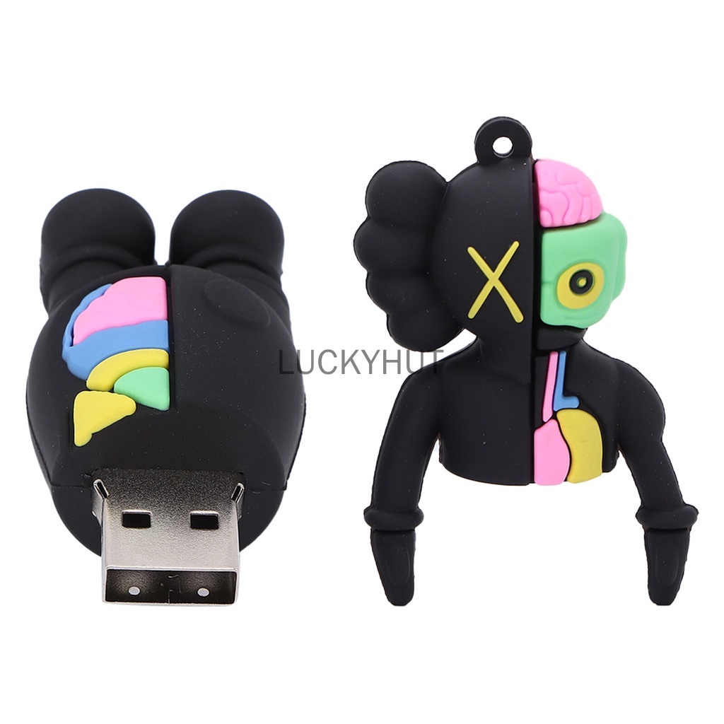 Usb Flash Drive Bentuk Beruang KAWS Kapasitas 64GB