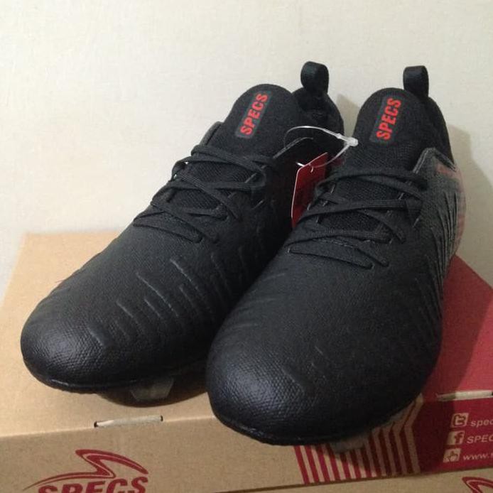 Bhanu Sepatu Bola Specs Swervo Thunderbolt 19 FG Black Granite 100851 Ori