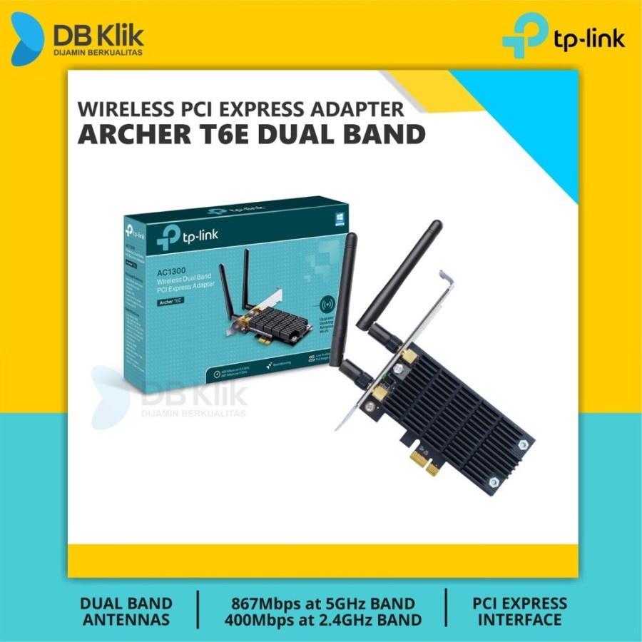 PCI Express Adapter TP Link ARCHER T6E AC1300 Dual Band - TPLink T6E