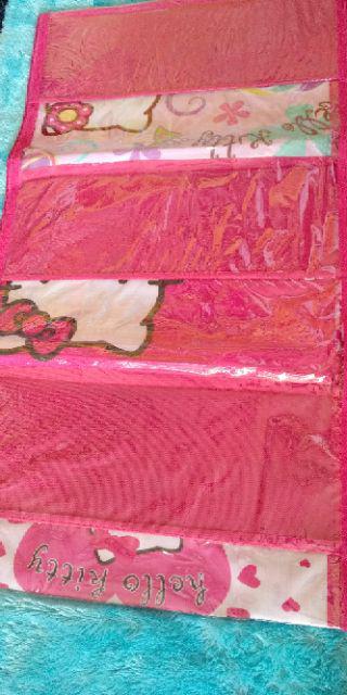 Rak 3in1 Rak Gantung Pakai Resleting Karakter Minions Doraemon Hello Kitty Dll