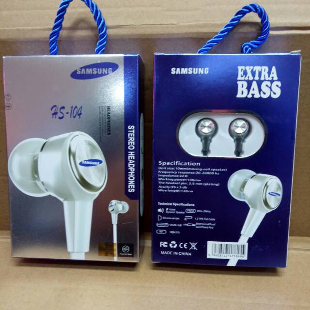 Handsfree Earphone Samsung Extra Bass-earphone jbl extrabass