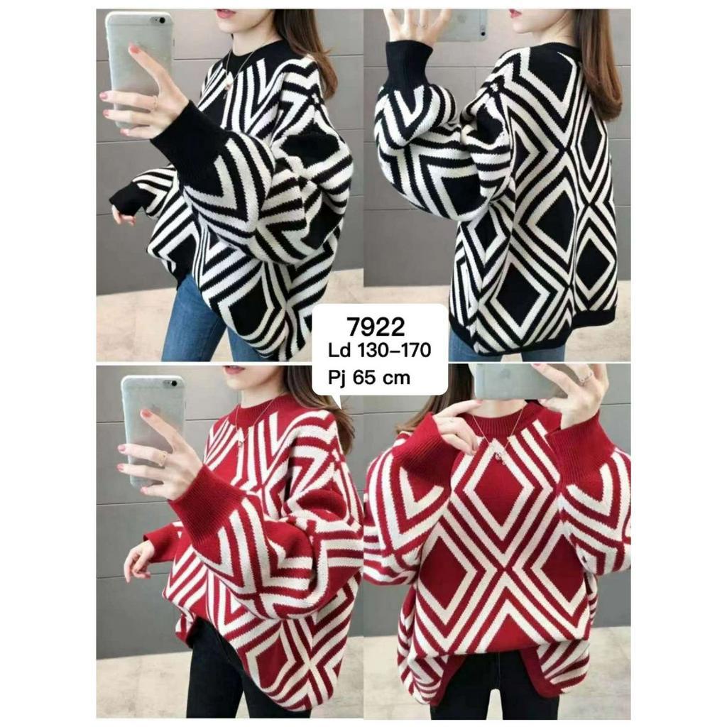 SWEATER WANITA RAJUT 7922 MV_IMPORT