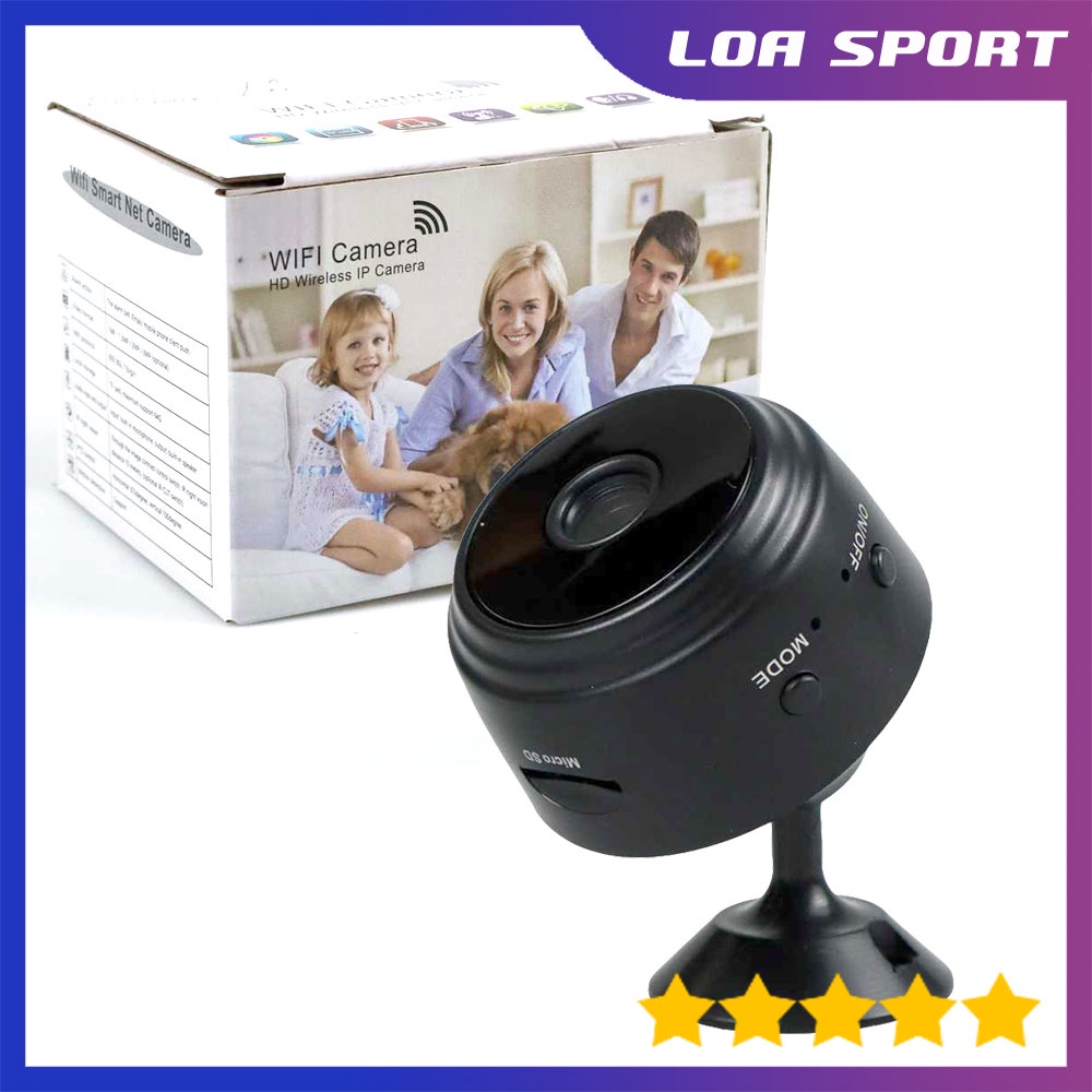 CCTV WiFi Mini Wireless IP Camera 1080p HD Support MicroSD 64GB