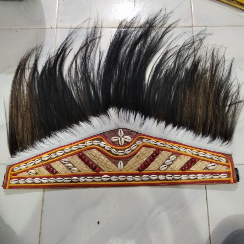 Aksesoris Etnik Topi Adat Ikat Kepala Mahkota Papua