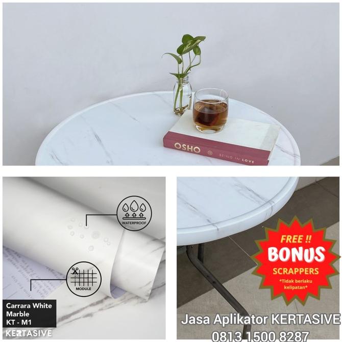 Carrara White Marble KERTASIVE Terbaru