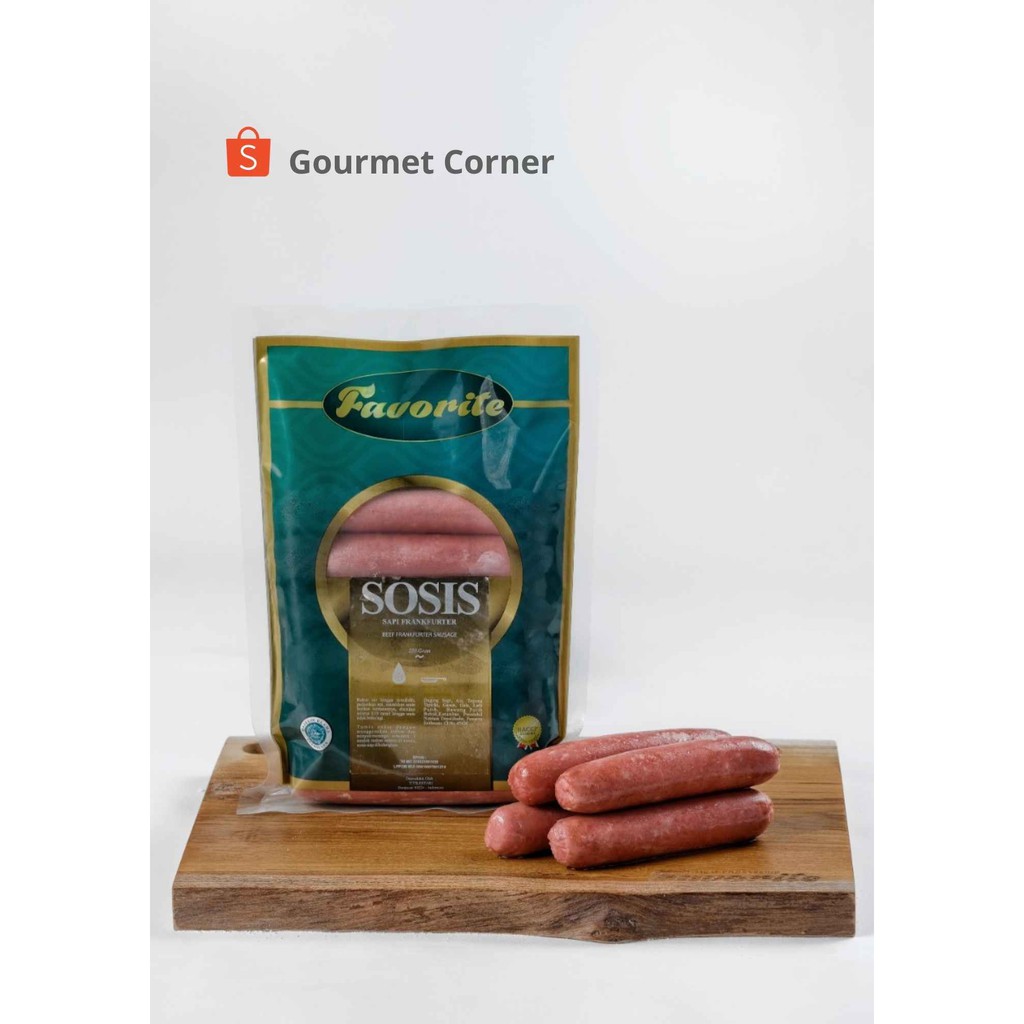 

BEEF FANKFURTER PREMIUM SAUSAGE [SOSIS SAPI FRANKFURTER] by Favorite