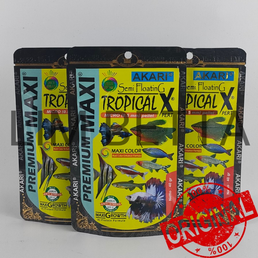 AKARI TROPICAL PREMIUM MAXI 40 GRAM / AKARI TROPICAL X CHILCLID