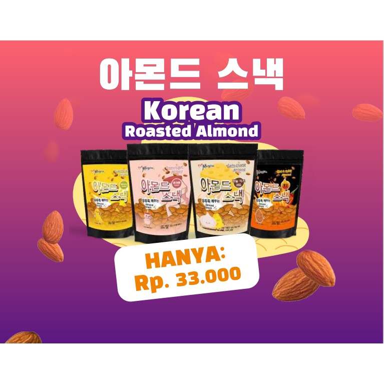 

Korean Rosted Almond Maejin - 50 gram