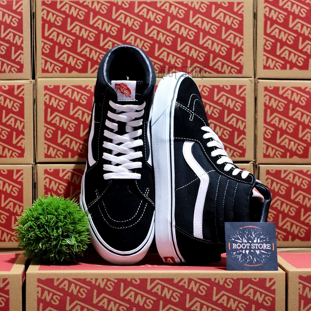 VANS SK8 HI BLACK WHITE / VANS SK8 HIGH CLASSIC