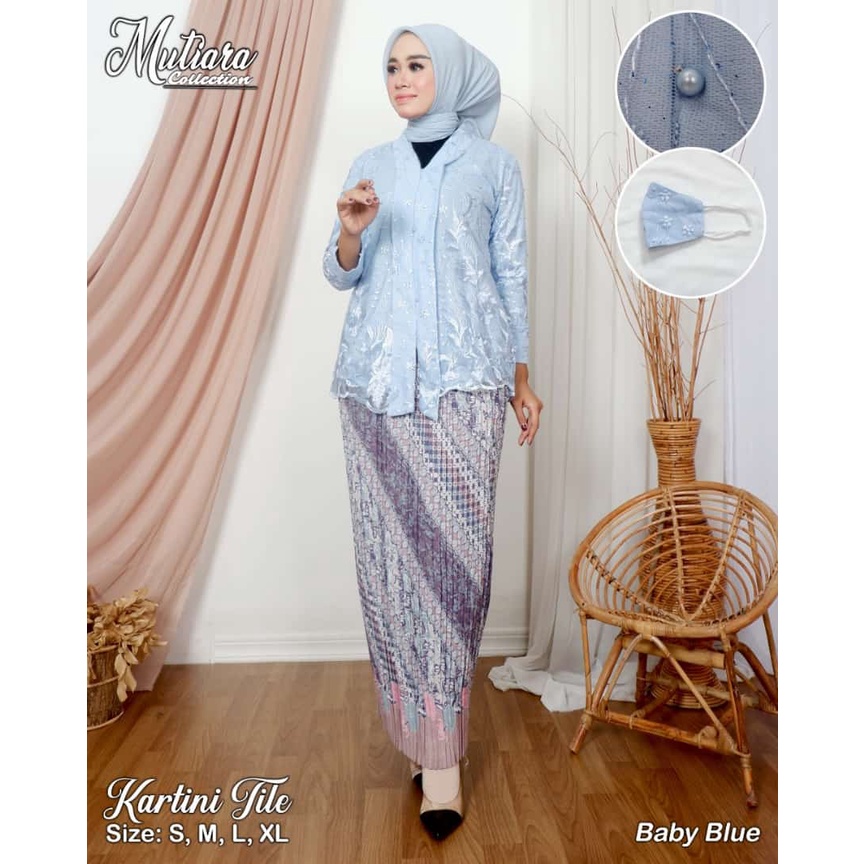 Setelan kebaya brukat floy kartini | Kebaya brukat | Kebaya remaja dan wisuda | Baju outfit pesta