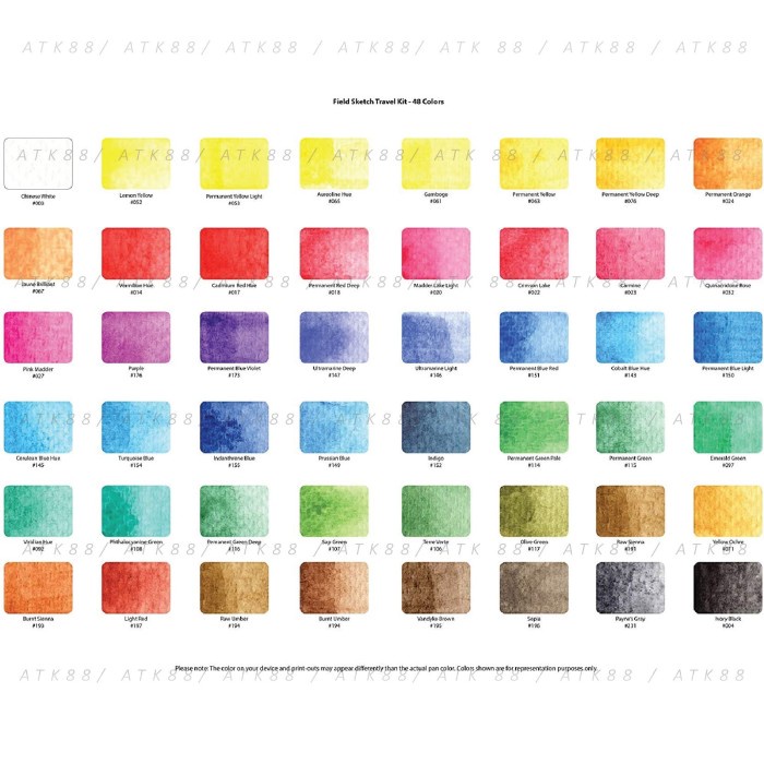 

Sakura Koi Watercolors Pocket Field Sketch Box - 48